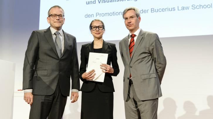 Dr. Corinna Coupette erhält Promotionspreis 2018 Dr. Corinna Coupette erhält Promotionspreis 2018